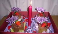 CSG21 Candle Light Cup Cakes