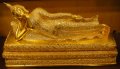 SLEEPPING BUDDHA  - FULLY GOLD FOIL PLATED